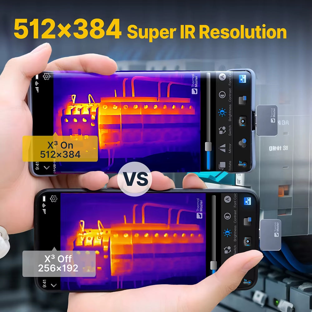 P2//P2PRO 1112℉ Thermal Camera USB C 256×192 for Electronic Water Leak Detector to Repair Cell Phones Android Apple Vision Pro