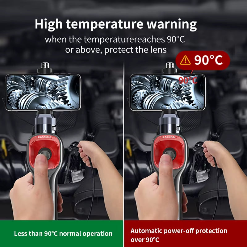 720 Degree Rotating Camera Industrial Inspection Endoscope 6.2Mm 1080P High-Definition Endoscope Camera