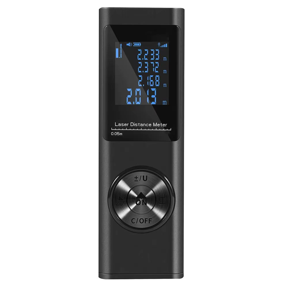 Mini Laser Rangefinder Laser Tape Measure Digital Laser Distance Meter Angle Measure Range Finder Portable Construction Tool