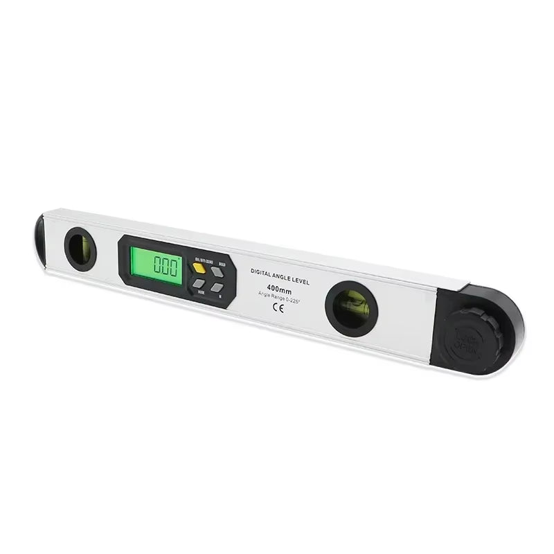 Digital Angle Finder 0-225 ° Digital Protractor with Measuring Ruler Horizontal and Vertical Bubble Level Tool