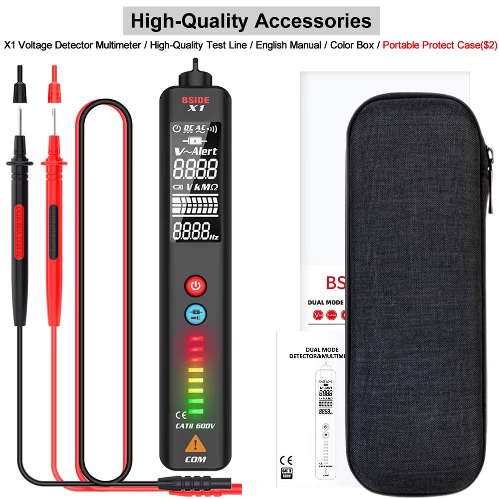 Non-Contact Voltage Detector Tester Indicator Smart Digital Multimeter Electric Test Pen NCV Electroscope Electrical Tools
