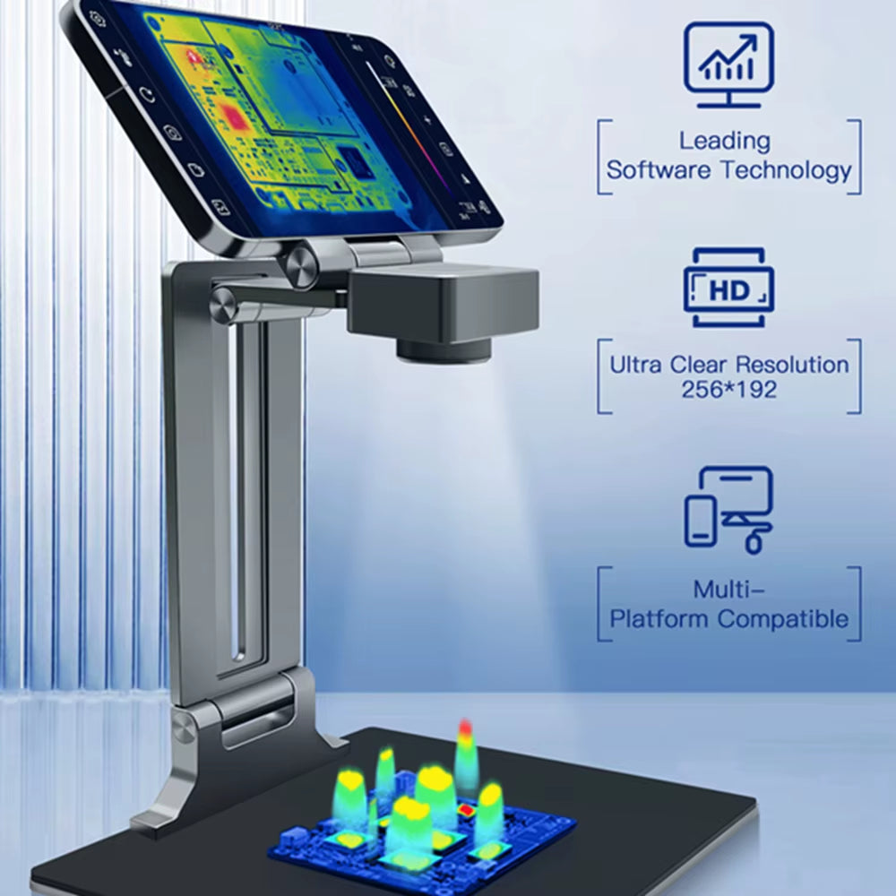 3D Thermal Imaging Analyzer 256X192 PCB Leakage Check Short Circuit Location Complex Bugs PC Phone Repair Thermal Camera Imager