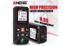 100M Laser Distance Meter | LCD Digital Laser Measure with Bubble Level