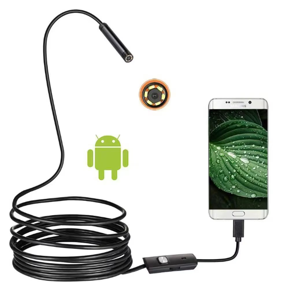 GOOAYA Endoscope Inspection Camera 3 in 1 Micro Usb/Type-C Mini Inspection Camera for Andriod Waterproof Pipeline Borescope