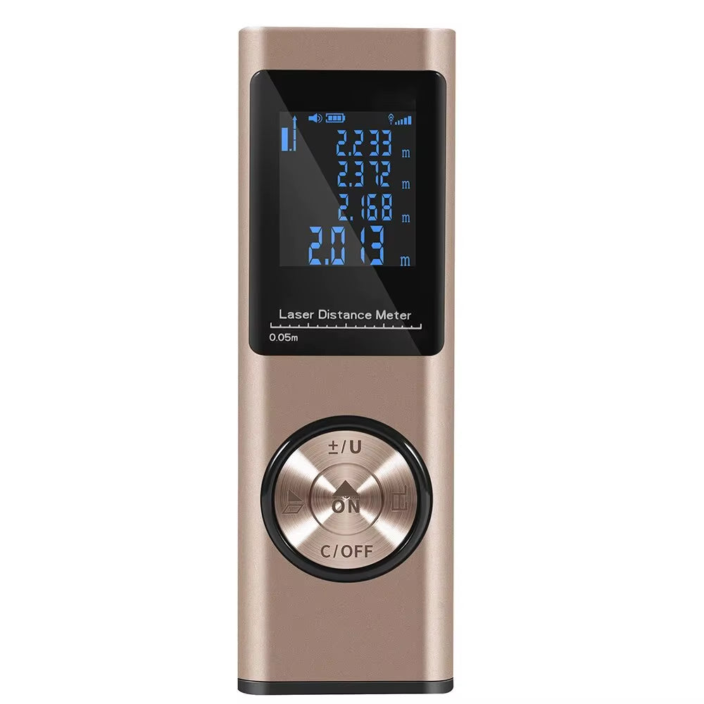 Mini Laser Rangefinder Laser Tape Measure Digital Laser Distance Meter Angle Measure Range Finder Portable Construction Tool
