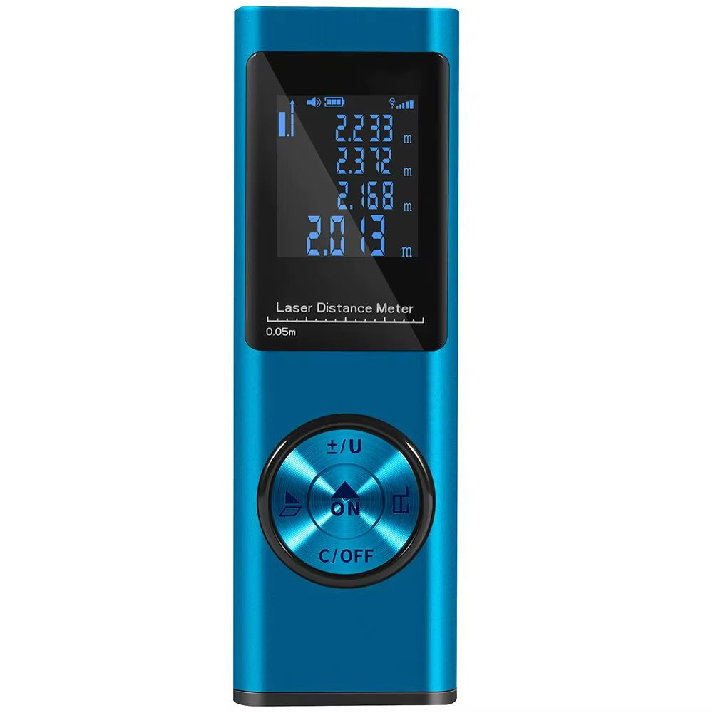 Mini Laser Rangefinder Laser Tape Measure Digital Laser Distance Meter Angle Measure Range Finder Portable Construction Tool