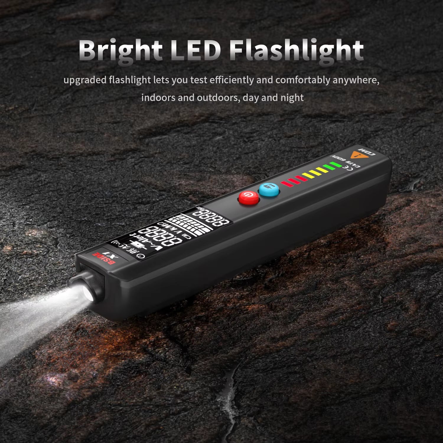 Non-Contact Voltage Detector Tester Indicator Smart Digital Multimeter Electric Test Pen NCV Electroscope Electrical Tools