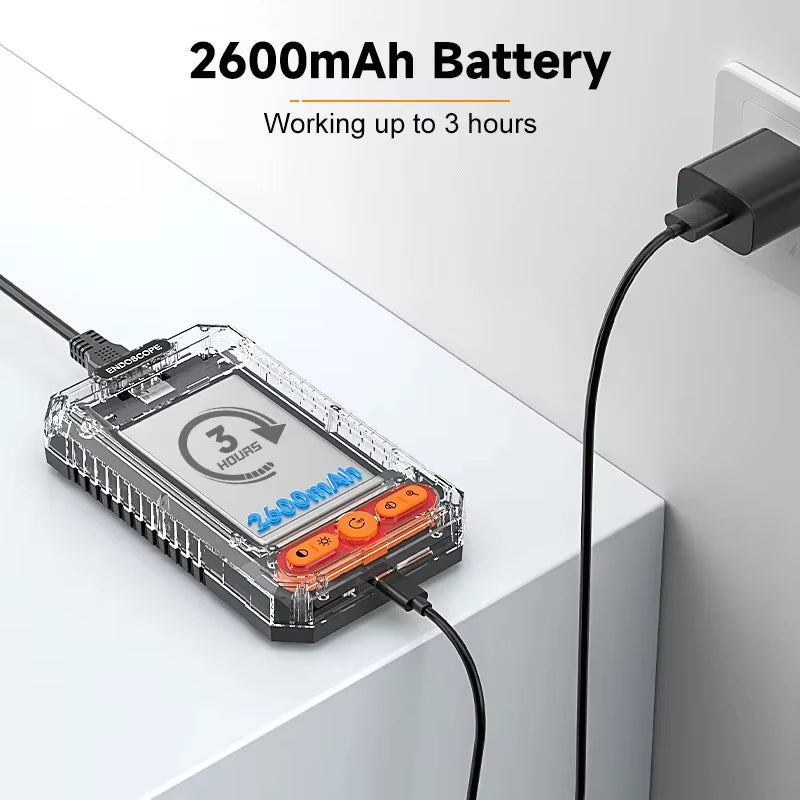 8Mm 1080P Dual Single Lens Industrial Drain Sewer Channel Borescope Automotive Endoscope Inspection Camera for Cars with Screen