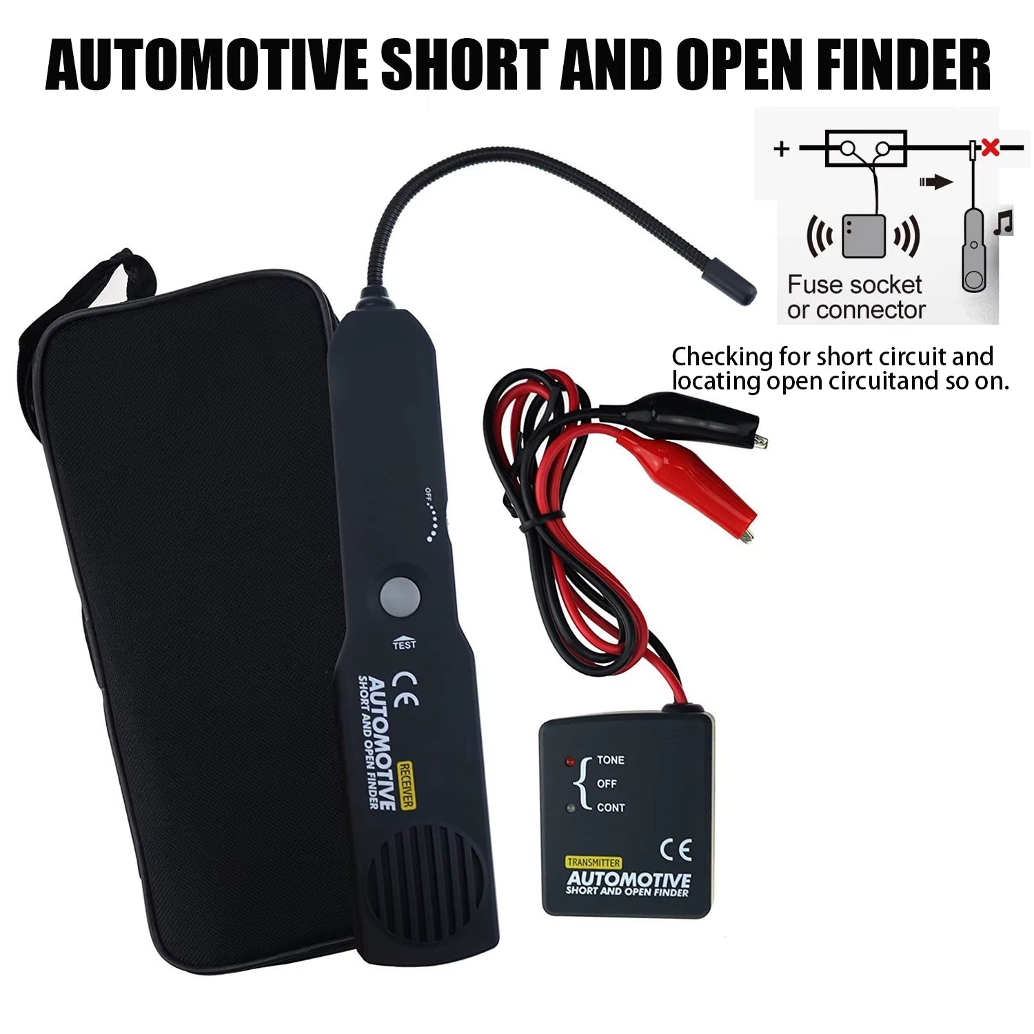 Universal EM415PRO Automotive Cable Wire Tracker Short&Open Circuit Finder Tester Car Vehicle Repair Detector
