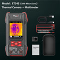ET34S/34SPRO Handheld Thermal Imager with Macro Lens 60000 Counts Multimeter Optical Power Meter 3.2Inch Infrared Camera