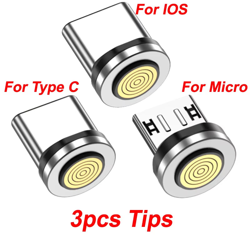 100W Magnetic USB Type C Cable 5A Fast Charging Micro Type C Cable for Macbook Samsung for Iphone Magnet Charger Wire Cord