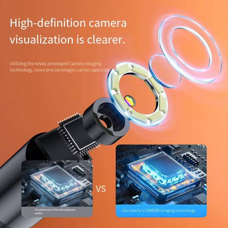 GOOAYA Endoscope Inspection Camera 3 in 1 Micro Usb/Type-C Mini Inspection Camera for Andriod Waterproof Pipeline Borescope