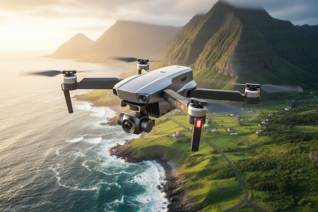 E88 Pro Drone in flight